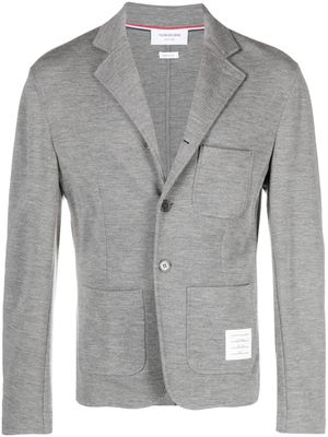Thom Browne blazer à simple boutonnage - Gris