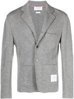 Thom Browne blazer à simple boutonnage - Gris