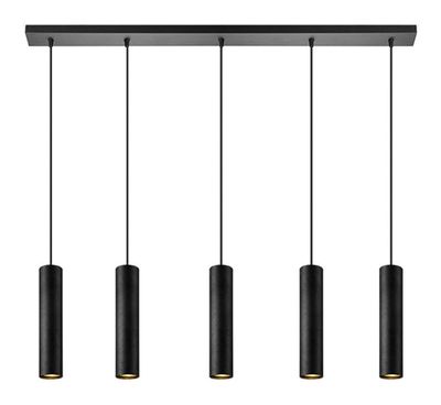 LABEL51 Hanglamp 'Ferroli' 5-lamps, kleur Zwart