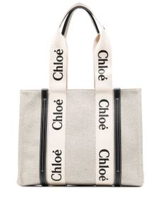 Chloé sac cabas Woody - Tons neutres