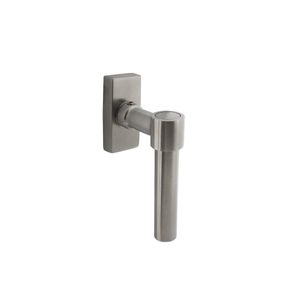 Intersteel Raamsluiting L-vorm Recht geborsteld RVS
