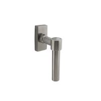 Intersteel Raamsluiting L-vorm Recht geborsteld RVS