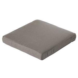 Madison loungekussen Rib 60 x 60 x 8 cm dralon taupe