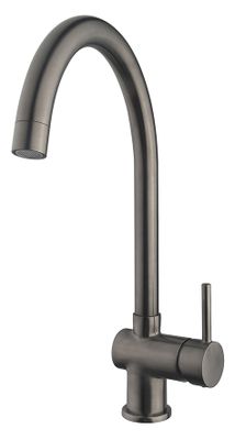 Keukenkraan Wiesbaden Caral | Opbouw | 360° Draaibaar | Mengkraan | 1-hendel | Rond | Gunmetal PVD