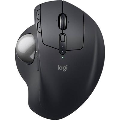 Logitech MX Ergo S Trackball Draadloos Optisch Grijs 8 Toetsen