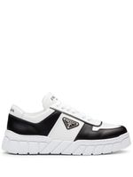 Prada baskets en cuir - Blanc