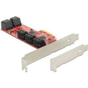 DeLOCK 89384 PCI-Express controller 10x SATA 6Gbps