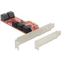 DeLOCK 89384 PCI-Express controller 10x SATA 6Gbps - thumbnail