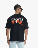 Croyez Botanique T-Shirt Heren Zwart/Oranje - Maat S - Kleur: ZwartOranje | Soccerfanshop