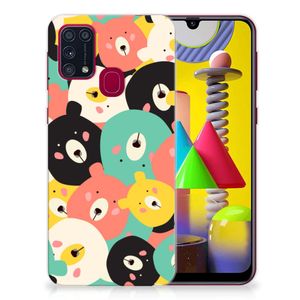 Samsung Galaxy M31 Telefoonhoesje met Naam Bears