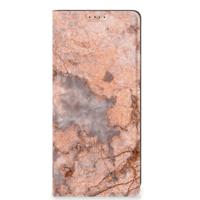 OPPO A58 4G | Standcase | Marmer Oranje