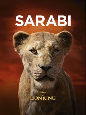 Kunstdruk Disney Lion King Sarabi 30x40cm