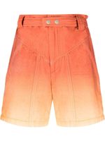 ISABEL MARANT short Kaynetd à effet tie-dye - Orange - thumbnail