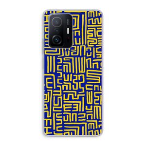 Majorelle Blue Print: Xiaomi 11T Pro Transparant Hoesje
