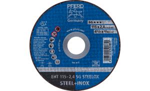 PFERD EHT 115-2,4 SG STEELOX 61340432 Doorslijpschijf recht 115 mm 25 stuk(s) RVS, Staal