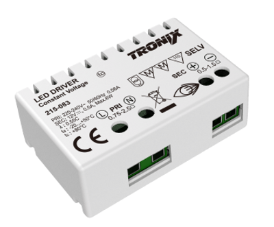 LED driver 6W 12V Tronix IP20 215-083 niet dimbaar