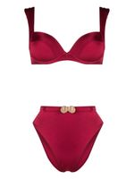 Noire Swimwear bikini à breloque coquillage - Rose