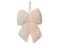 Strik kunst bont roze 14 cm