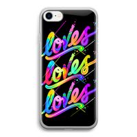 Loves: iPhone SE 2020 Transparant Hoesje