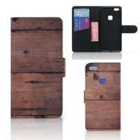 Huawei P10 Lite | Book Style Case | Old Wood