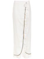 Clube Bossa ruffled Hare pants - Blanc