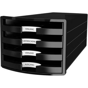 HAN IMPULS 1013-13 Ladebox Meerdere kleuren DIN A4 Aantal lades: 4