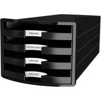 HAN IMPULS 1013-13 Ladebox Meerdere kleuren DIN A4 Aantal lades: 4