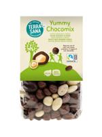 Terrasana Yummy chocomix noten rozijnen choco bio Terrasana Yummy chocomix noten rozijnen choco bio