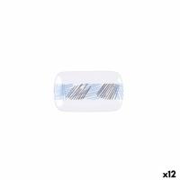 Dienblad Quid Chicago Wit Keramisch 15 x 9 cm (12 Stuks)