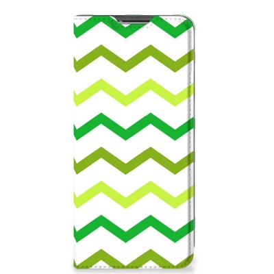 OPPO Find X5 Lite | Reno7 5G | Hoesje met Magneet | Zigzag Groen OPPO Find X5 Lite | Reno7 5G | Hoesje met Magneet | Zigzag Groen
