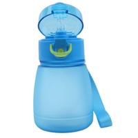 2 stuks Frosted Belly Cup met stro Seal Cup (blauw)