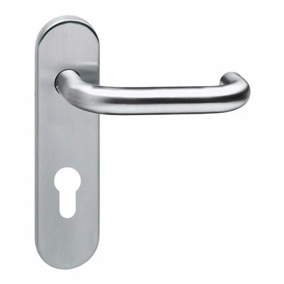 Kurzschildgarnitur 0035.077536 VA 304 PZ rd Drückergrt.INTERSTEEL