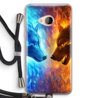 Fire & Ice: HTC U Play Transparant Hoesje met koord