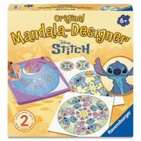 Ravensburger - Mandala Designer - Stitch - Tekenen - Creatieve hobby - Sjablonen - Disney - Leeftijd 6+ - 12028015