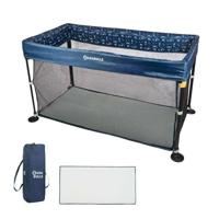 Badabulle Easy Clip Reisbedje - Gemakkelijk op te vouwen en uit te vouwen - Lichtgewicht en compact bed met draagtas inbegrepen - Matras inbegrepen