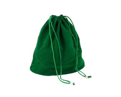 Groene trekkoord zak voor schaakstukken