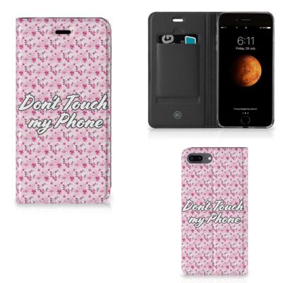 Apple iPhone 7 Plus | 8 Plus Design Case Flowers Pink DTMP Apple iPhone 7 Plus | 8 Plus Design Case Flowers Pink DTMP
