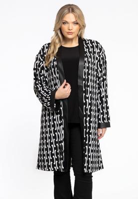 Yoek Cardigan BETA | Zwart | Maat 50/52