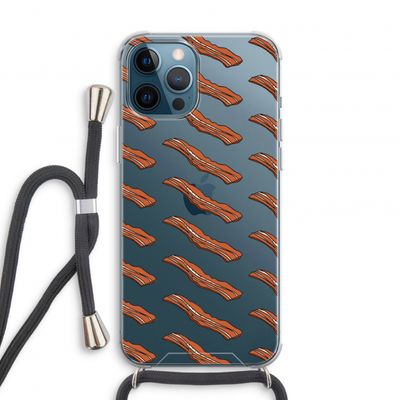 Bacon to my eggs #2: iPhone 12 Pro Transparant Hoesje met koord