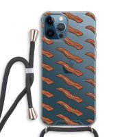 Bacon to my eggs #2: iPhone 12 Pro Transparant Hoesje met koord