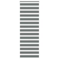 VidaXL Zebra rolgordijn 80x200 cm stofbreedte 75,9 cm donkergrijs