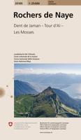 Wandelkaart 25105 Rochers de Naye | Swisstopo