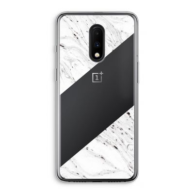 Biggest stripe: OnePlus 7 Transparant Hoesje