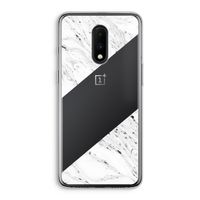 Biggest stripe: OnePlus 7 Transparant Hoesje