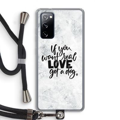 Partner in crime: Samsung Galaxy S20 FE / S20 FE 5G Transparant Hoesje met koord