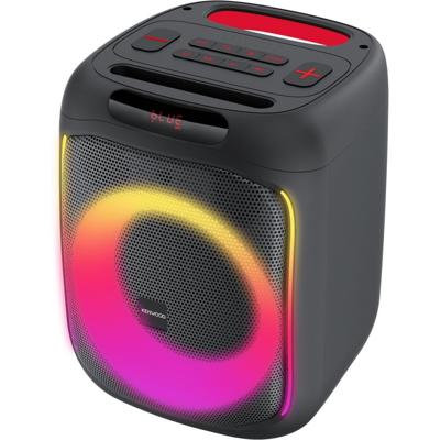 Kenwood AS-P200BT Portable Soundsystem + Licht Zwart/Rood