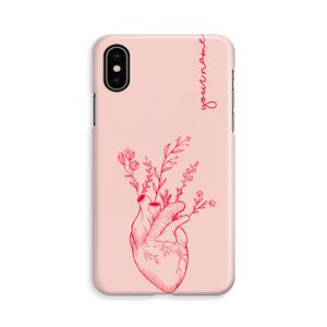 Blooming Heart: iPhone Xs Volledig Geprint Hoesje