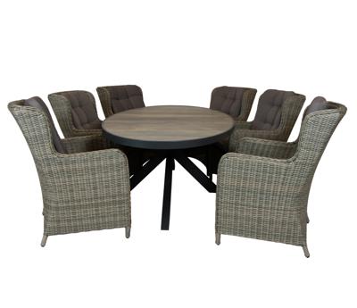 Qopps Kismo tuintafel met Sandigo dining tuinstoel