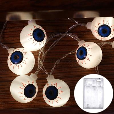 2.5 m Ghost ogen design Halloween serie LED string licht 20 LEDs 3 x AA batterijen vak bediende partij Props Fairy decoratie nachtlampje