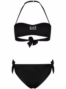 Ea7 Emporio Armani bikini à dos-nu - Noir